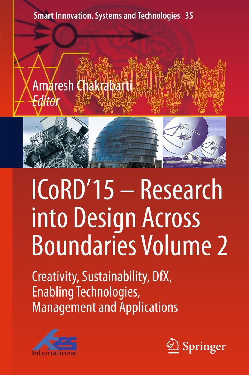 Vorderes Coverbild ICoRD'15 - Research into Design Across Boundaries Volume 2