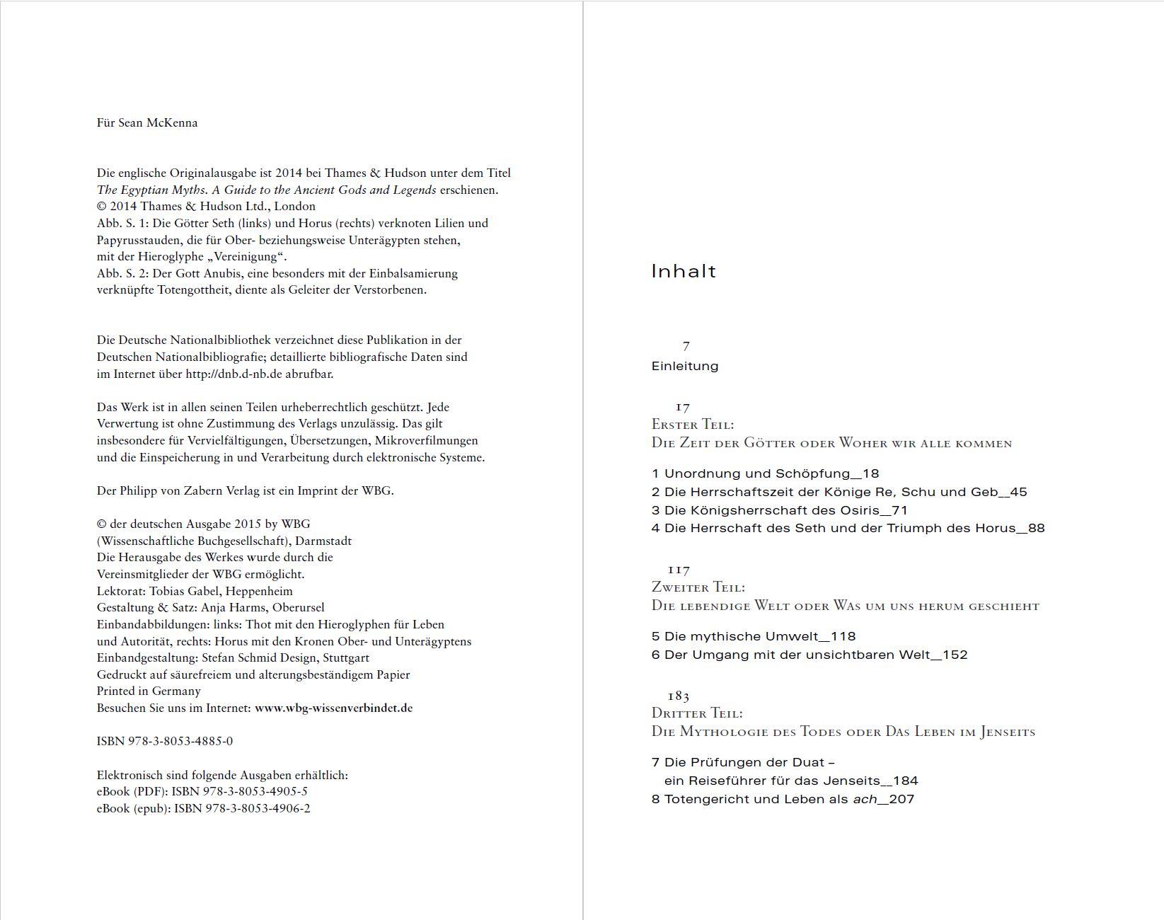 Beispielinhalt (Bild) Götter am Nil