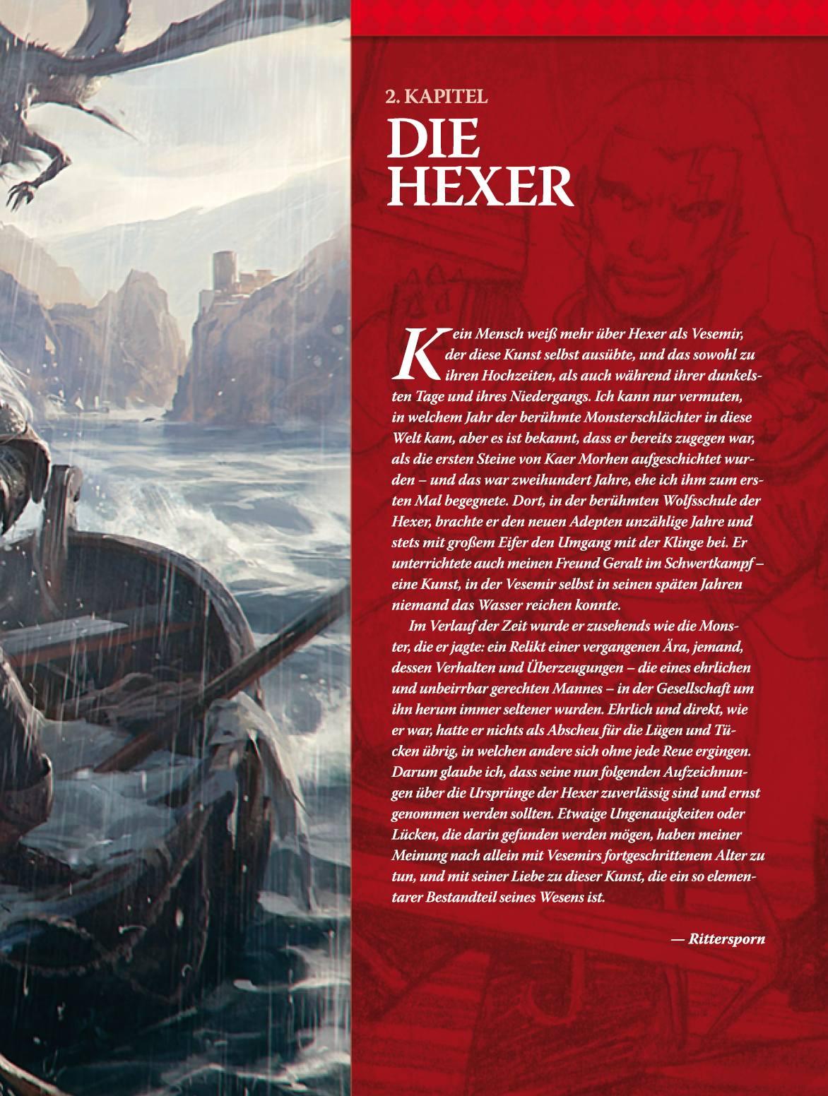 Beispielinhalt (Bild) Die Welt von The Witcher