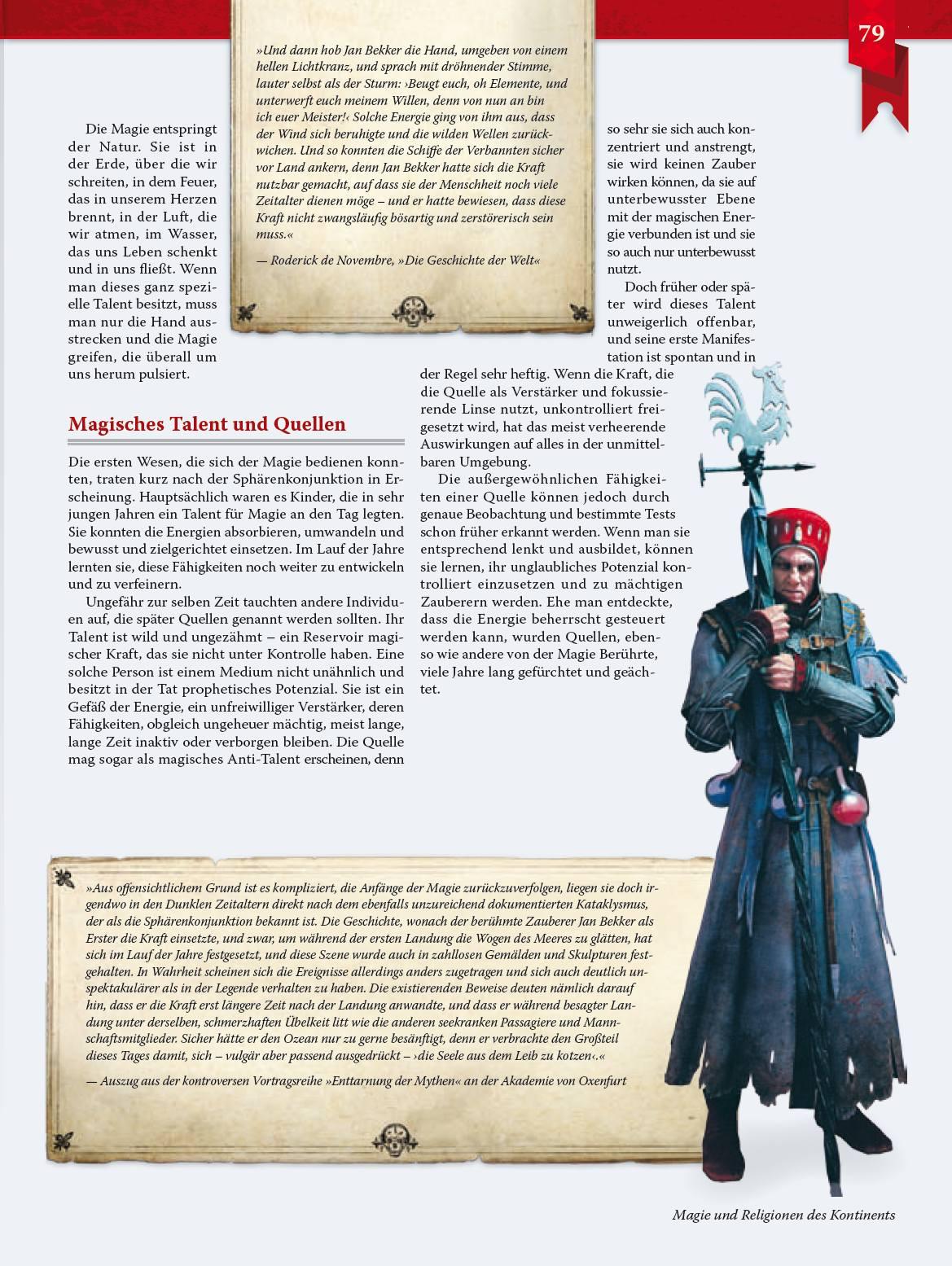 Beispielinhalt (Bild) Die Welt von The Witcher