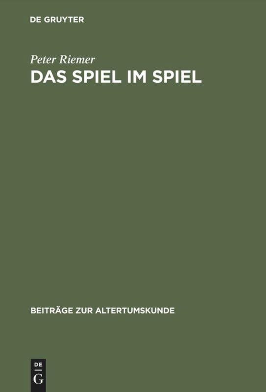 Vorderes Coverbild Das Spiel im Spiel