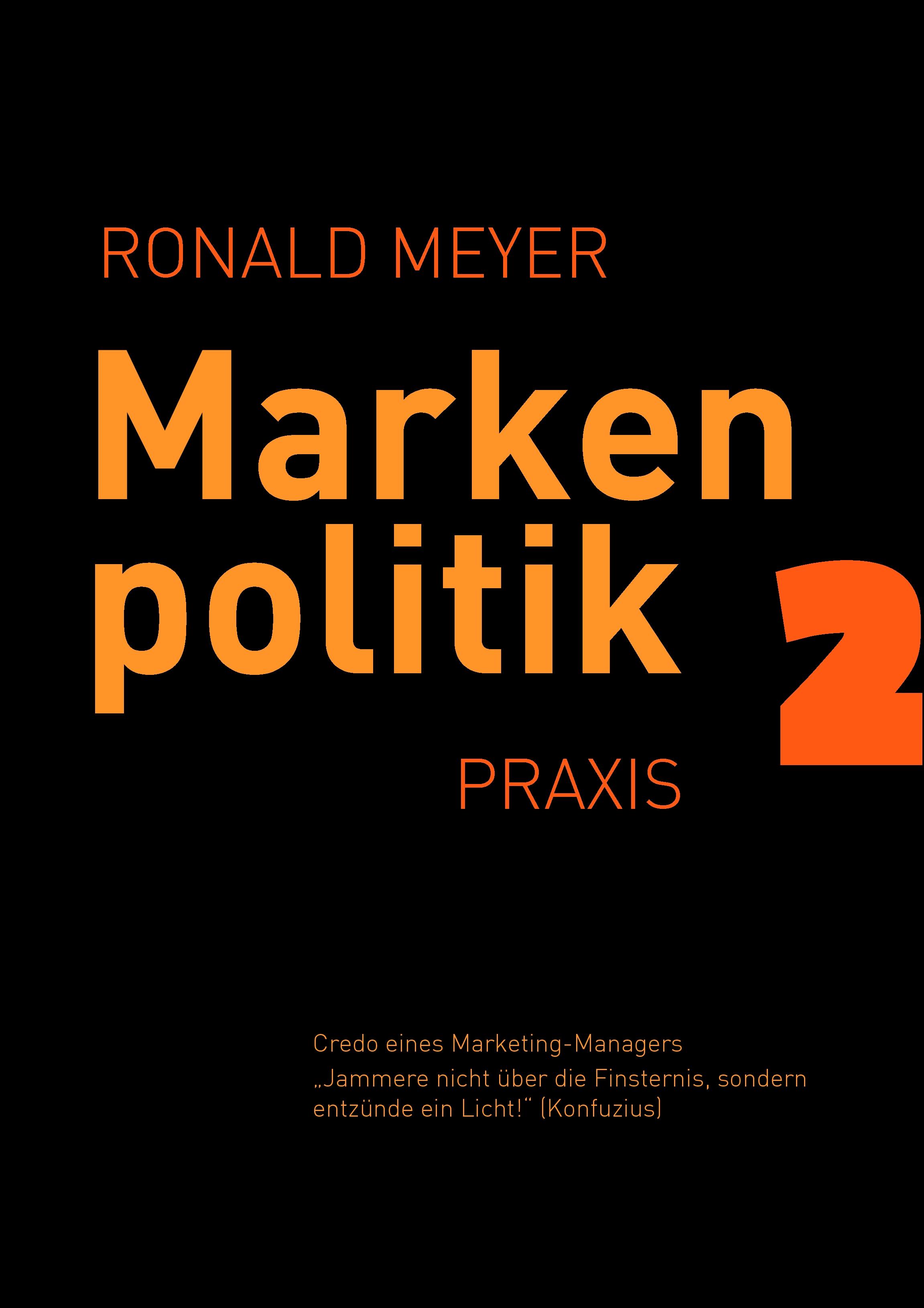 Vorderes Coverbild Markenpolitik 2