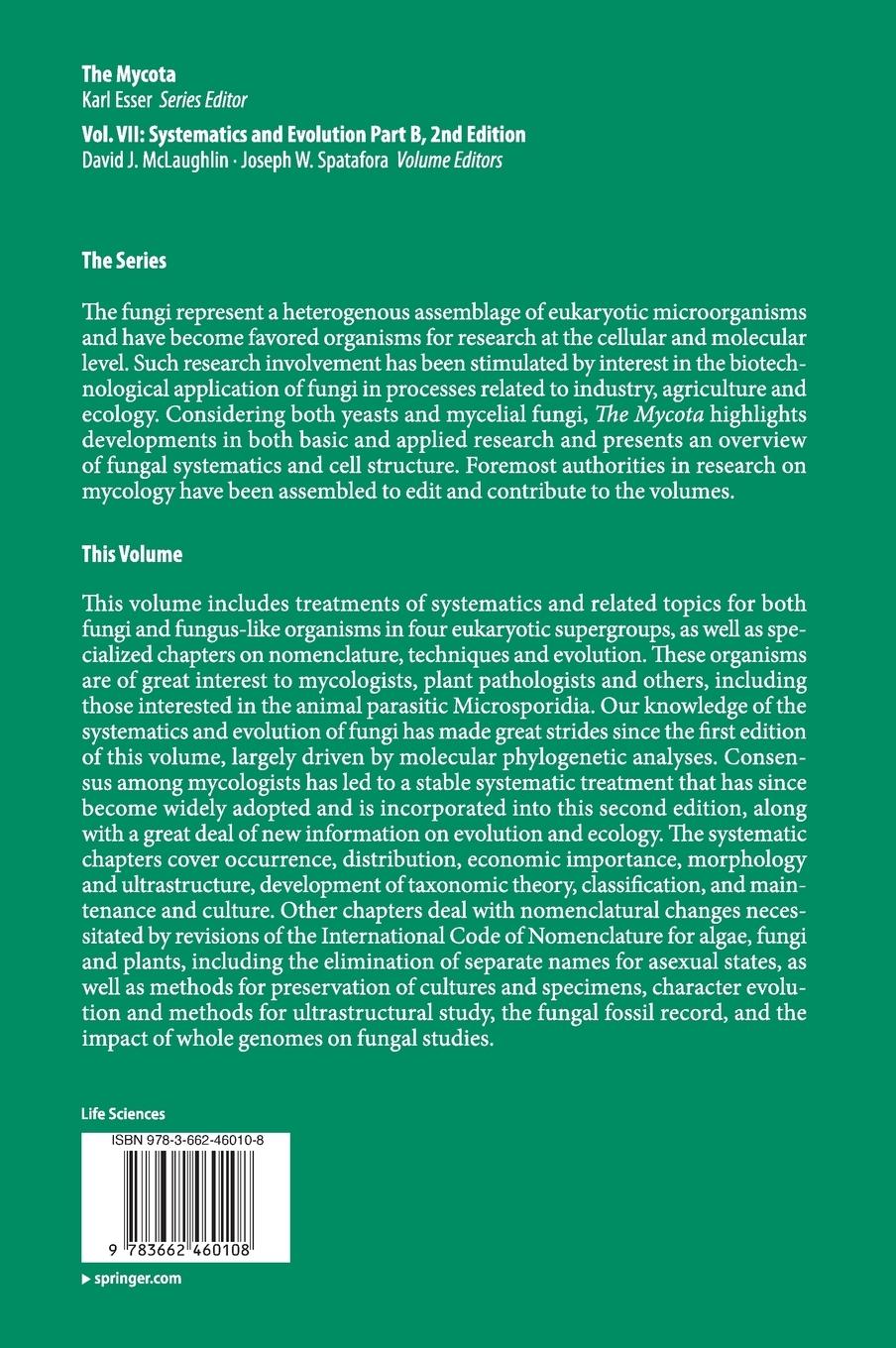Rückseitencover Systematics and Evolution