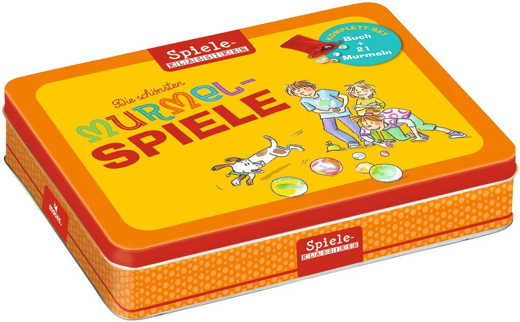 Vorderes Coverbild Die schönsten Murmelspiele (Kinderspiel) mit Buch