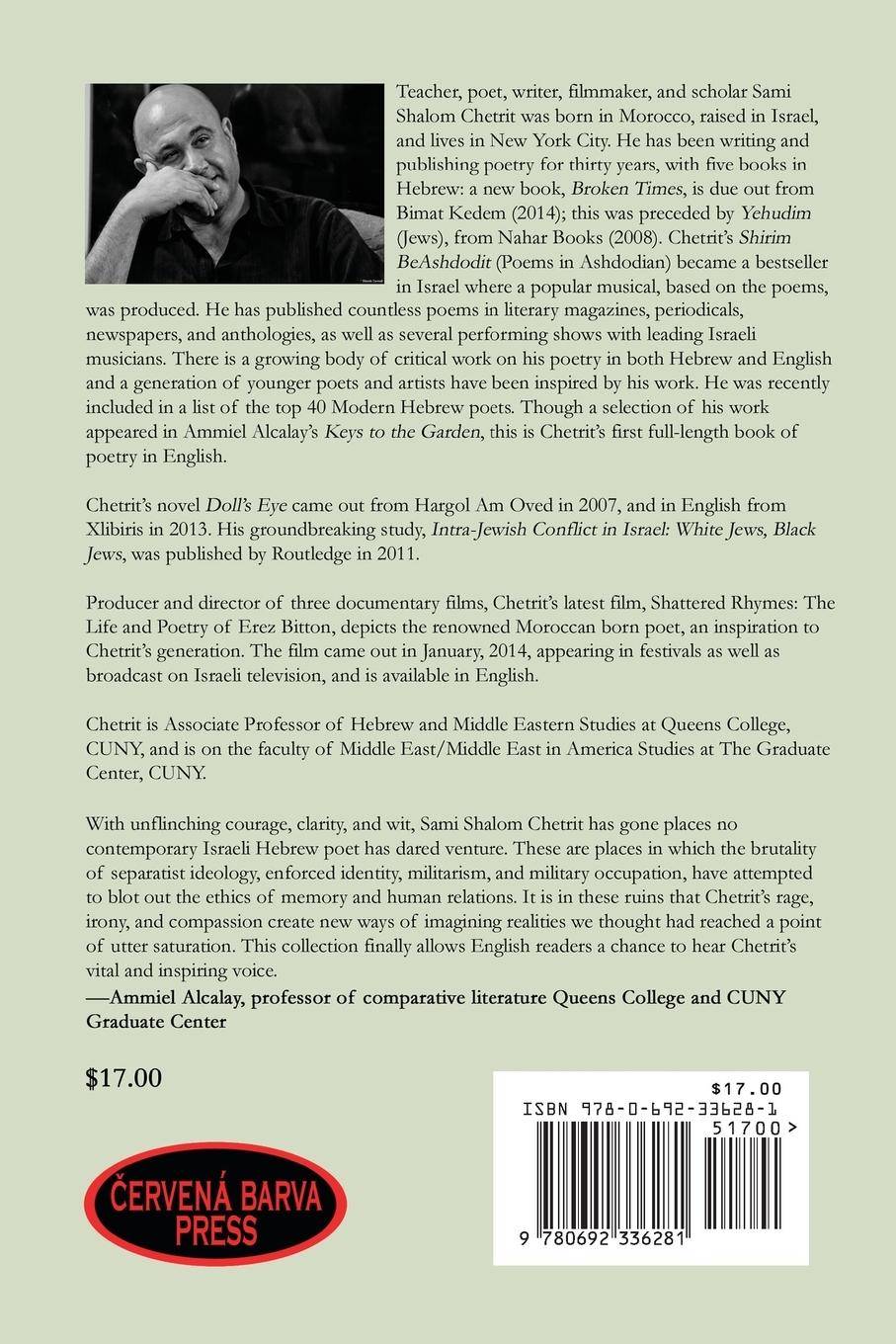 Rückseitencover Jews Poems