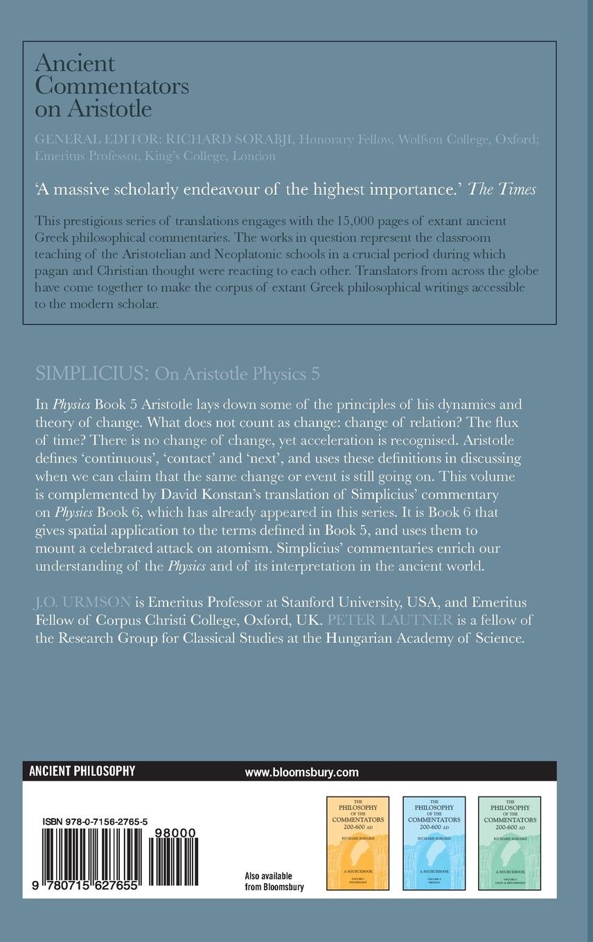 Rückseitencover Simplicius