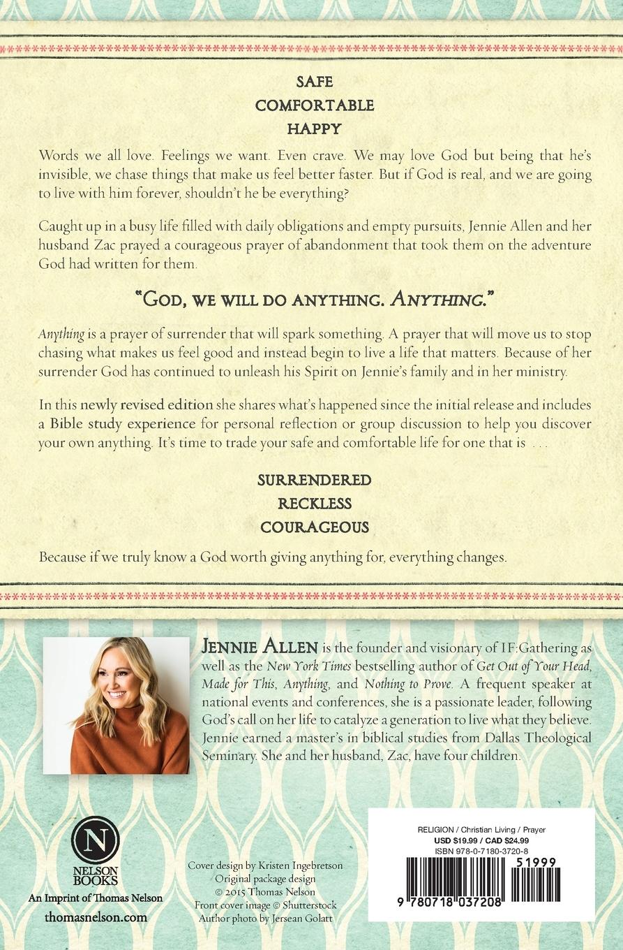 Rückseitencover Anything