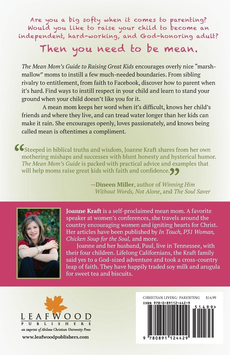 Rückseitencover Mean Mom's Guide to Raising Great Kids