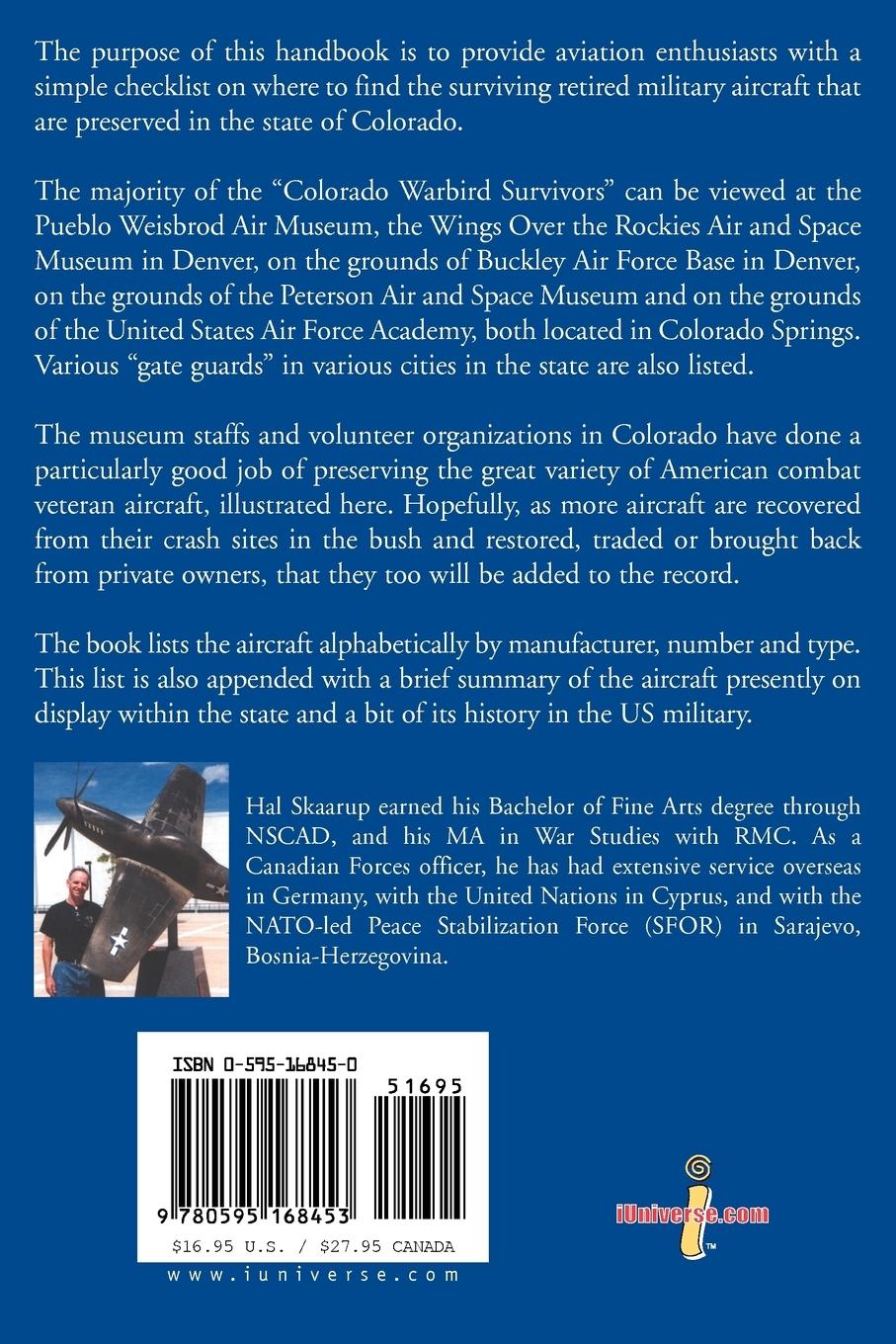 Rückseitencover Colorado Warbird Survivors 2001