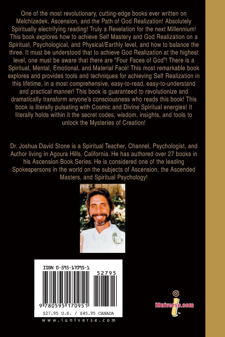 Rückseitencover The Golden Book of Melchizedek