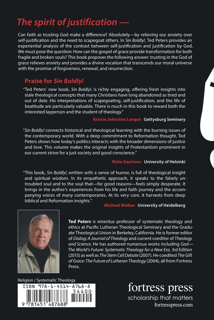 Rückseitencover Sin Boldly!