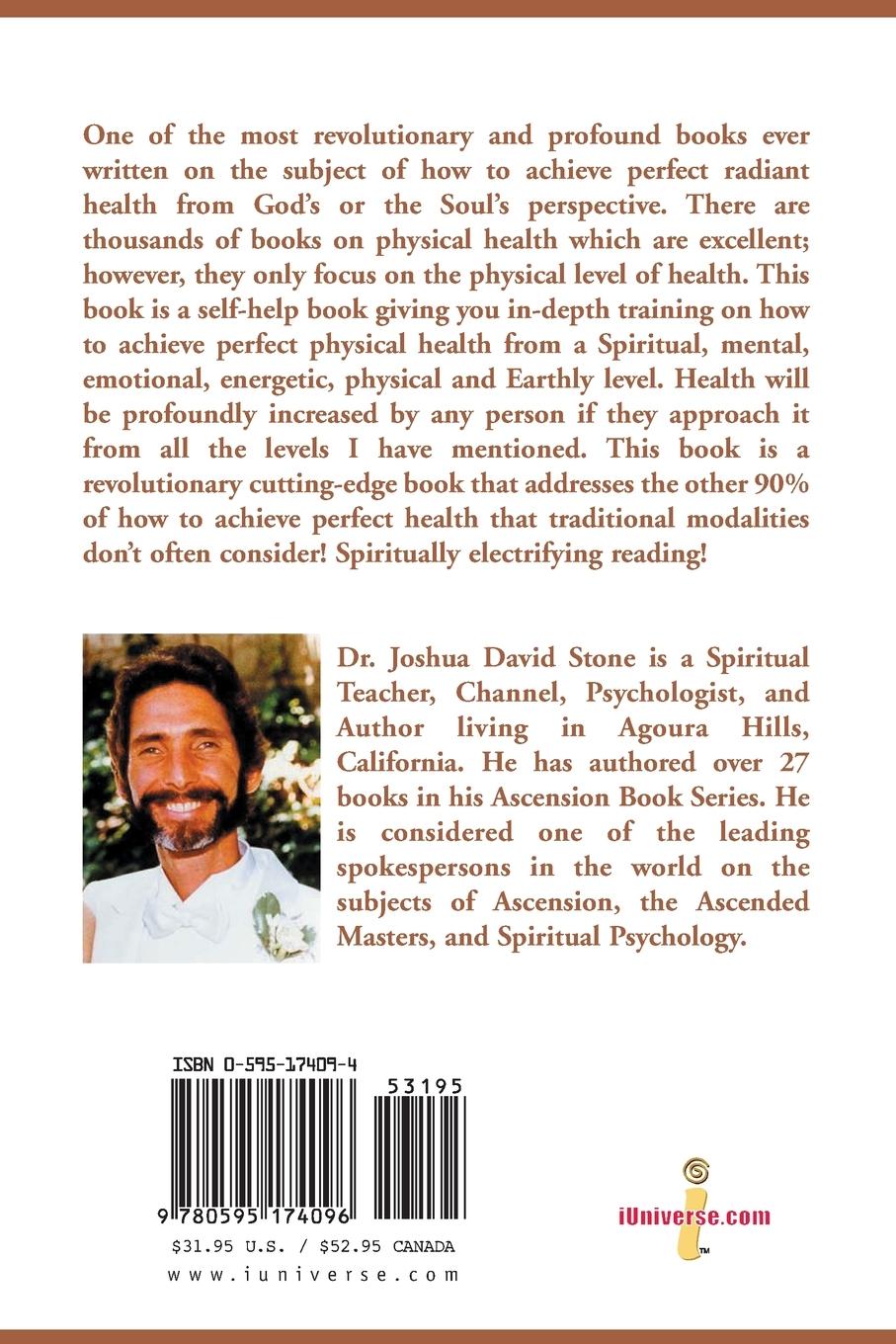 Rückseitencover The Soul's Perspective on How to Achieve Perfect Radiant Health