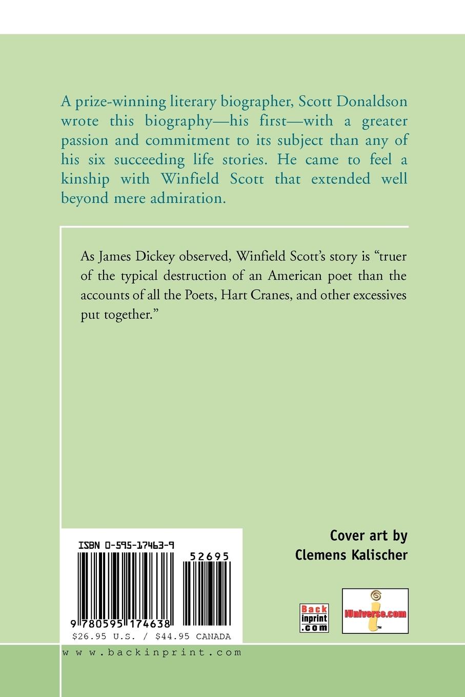 Rückseitencover Poet in America