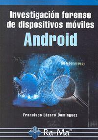 Vorderes Coverbild Investigación forense de dispositivos móviles Android