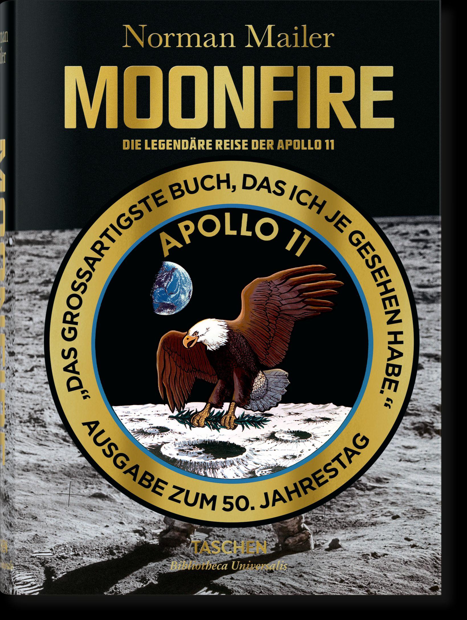 Vorderes Coverbild Mailer. MoonFire. Die legendäre Reise der Apollo 11