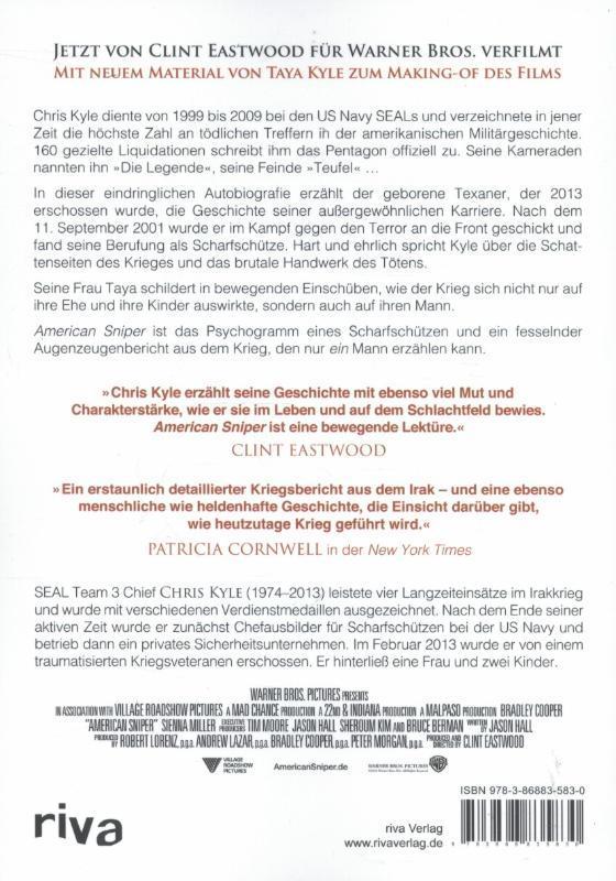 Rückseitencover American Sniper