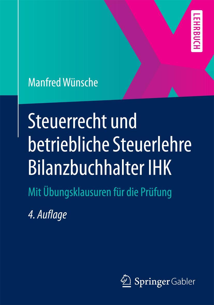 Vorderes Coverbild Steuerrecht und betriebliche Steuerlehre Bilanzbuchhalter IHK