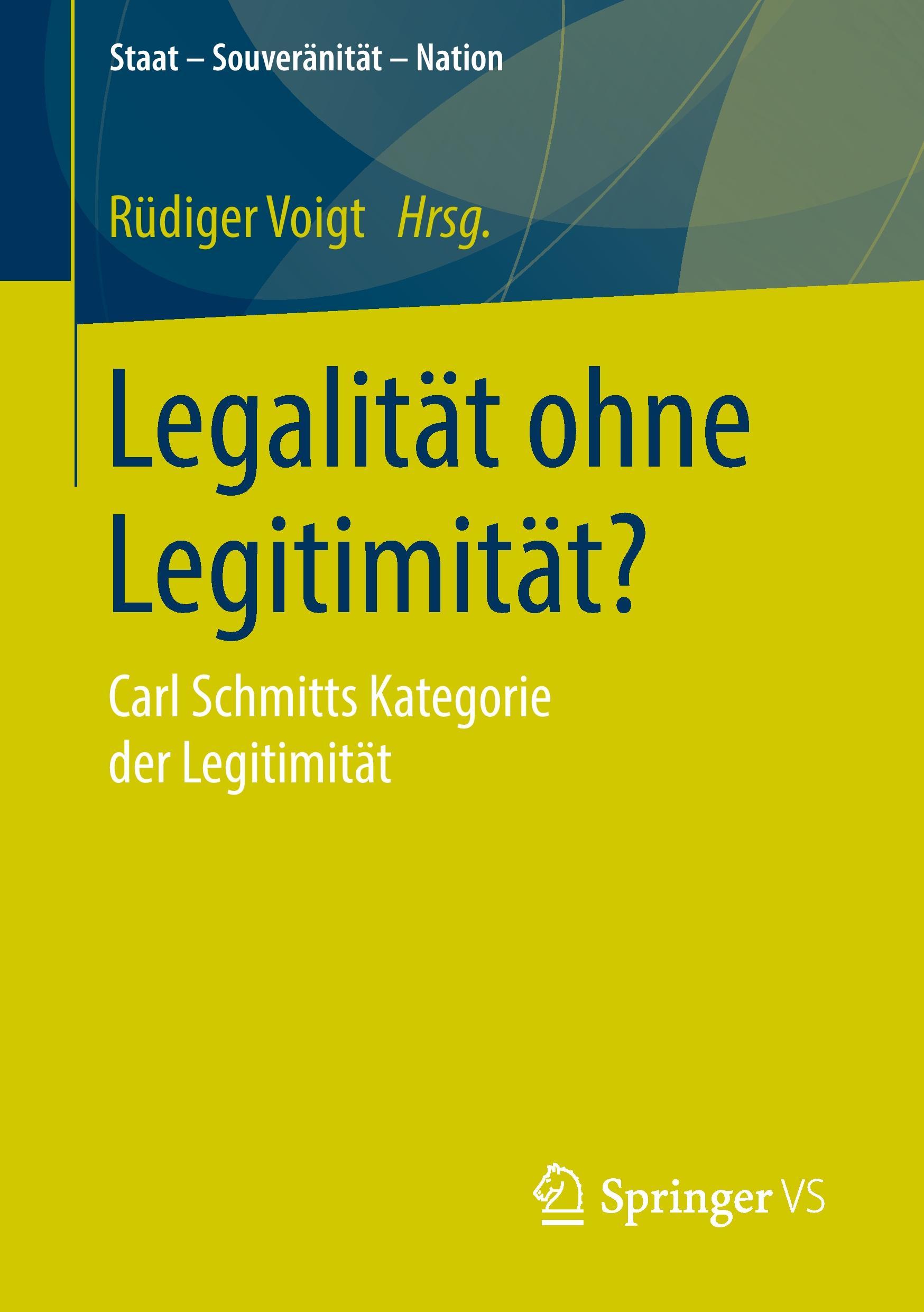 Vorderes Coverbild Legalität ohne Legitimität?