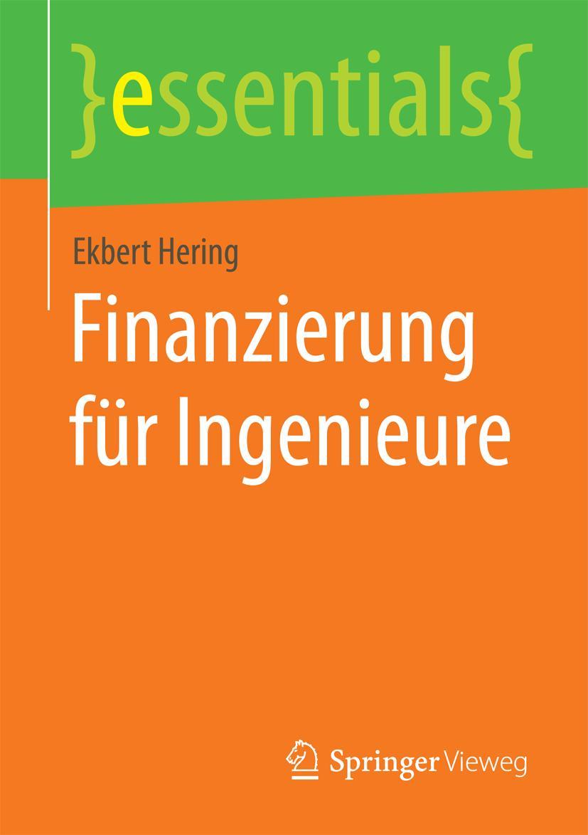 Vorderes Coverbild Finanzierung für Ingenieure