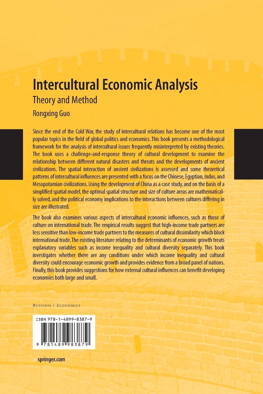 Rückseitencover Intercultural Economic Analysis
