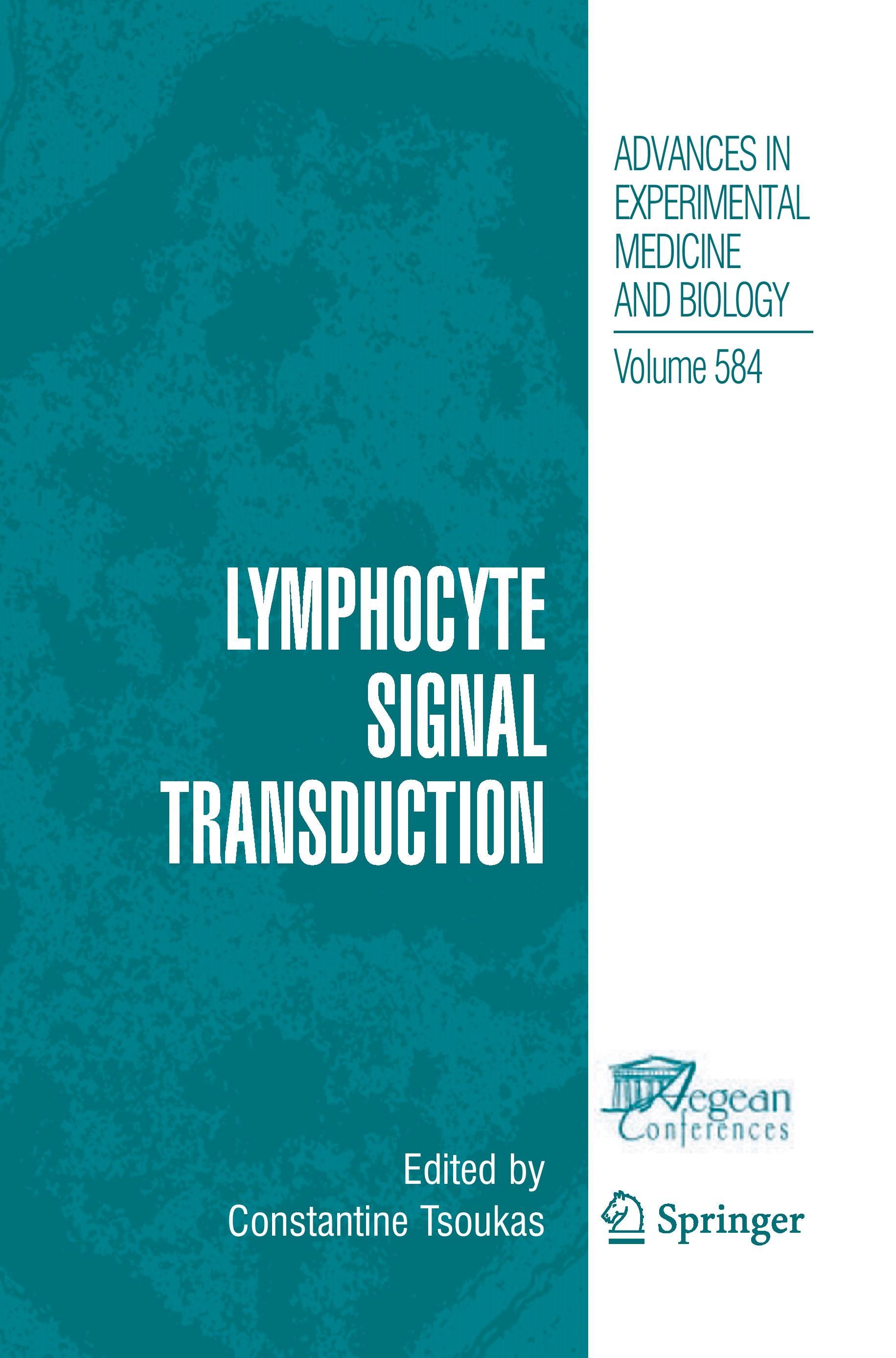 Vorderes Coverbild Lymphocyte Signal Transduction