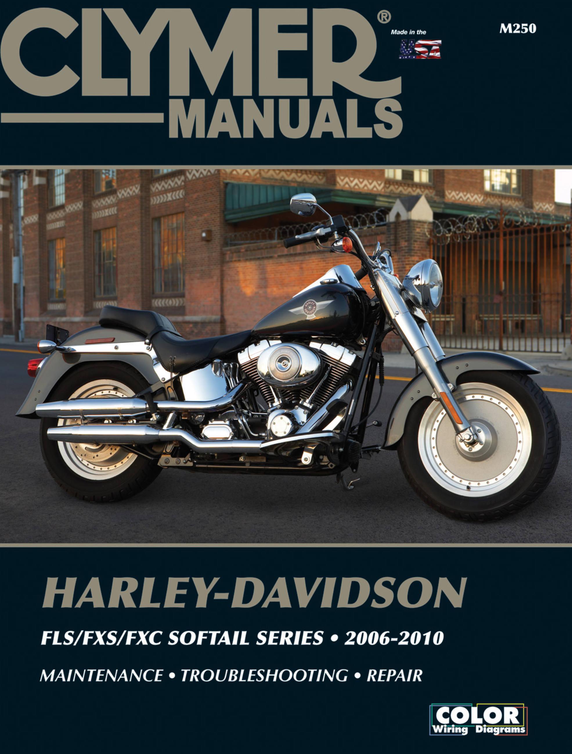 Vorderes Coverbild Harley-Davidson Softail FLS/FXS/FXC (2006-2010) Service Repair Manual