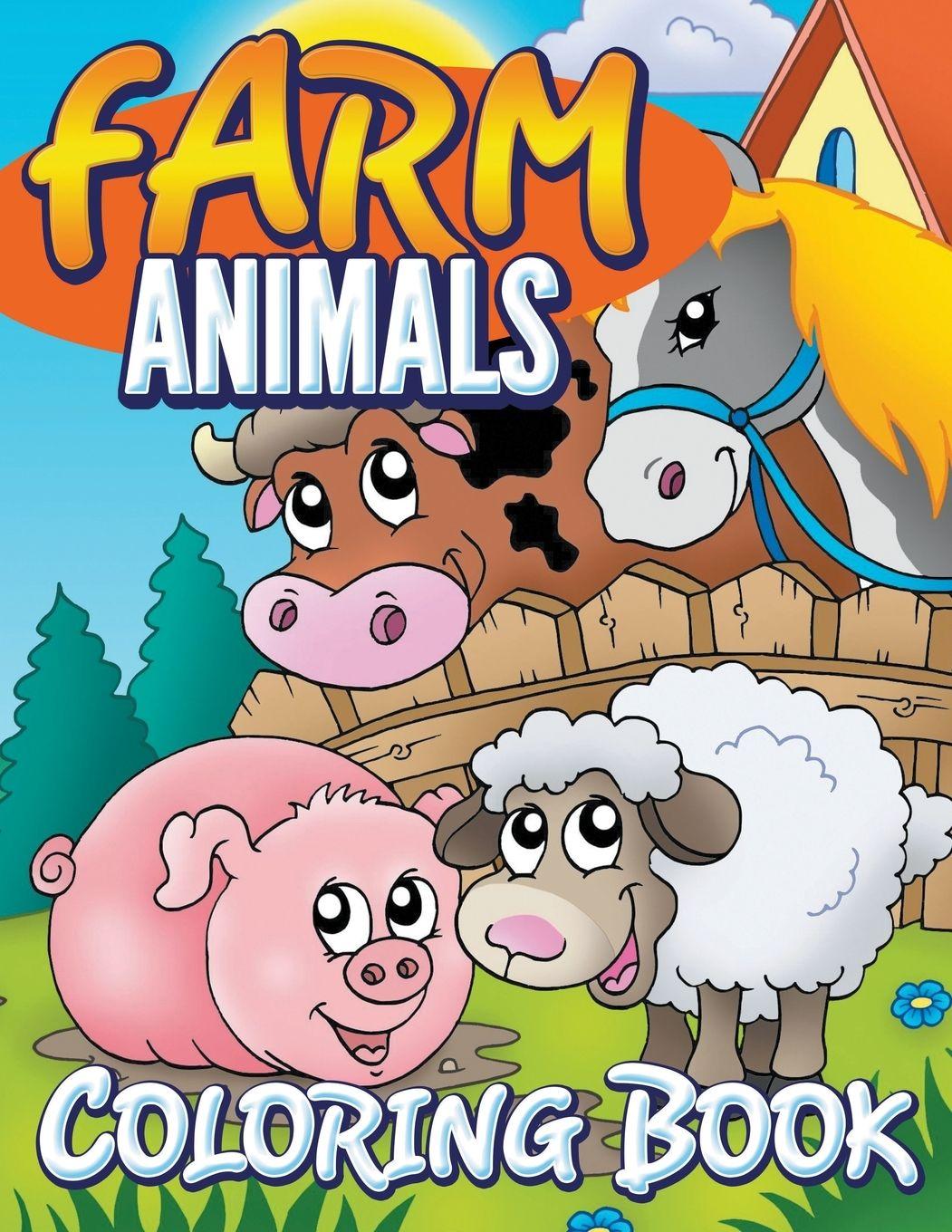 Vorderes Coverbild Farm Animals Coloring Book