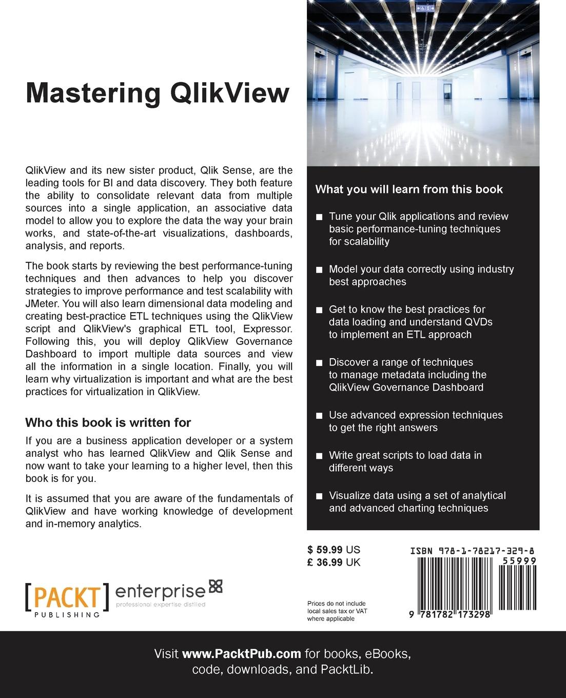 Rückseitencover Mastering QlikView