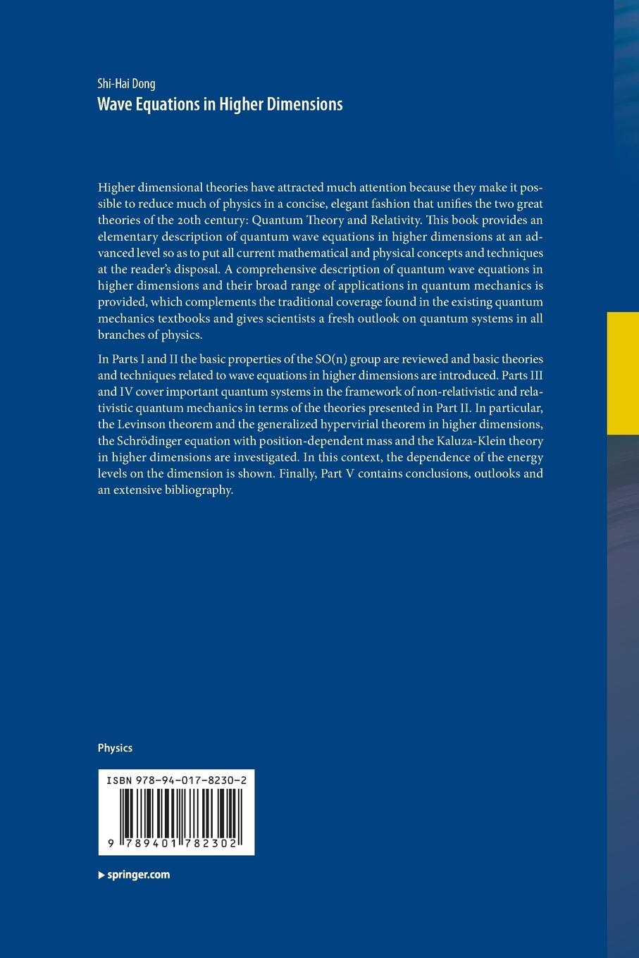 Rückseitencover Wave Equations in Higher Dimensions