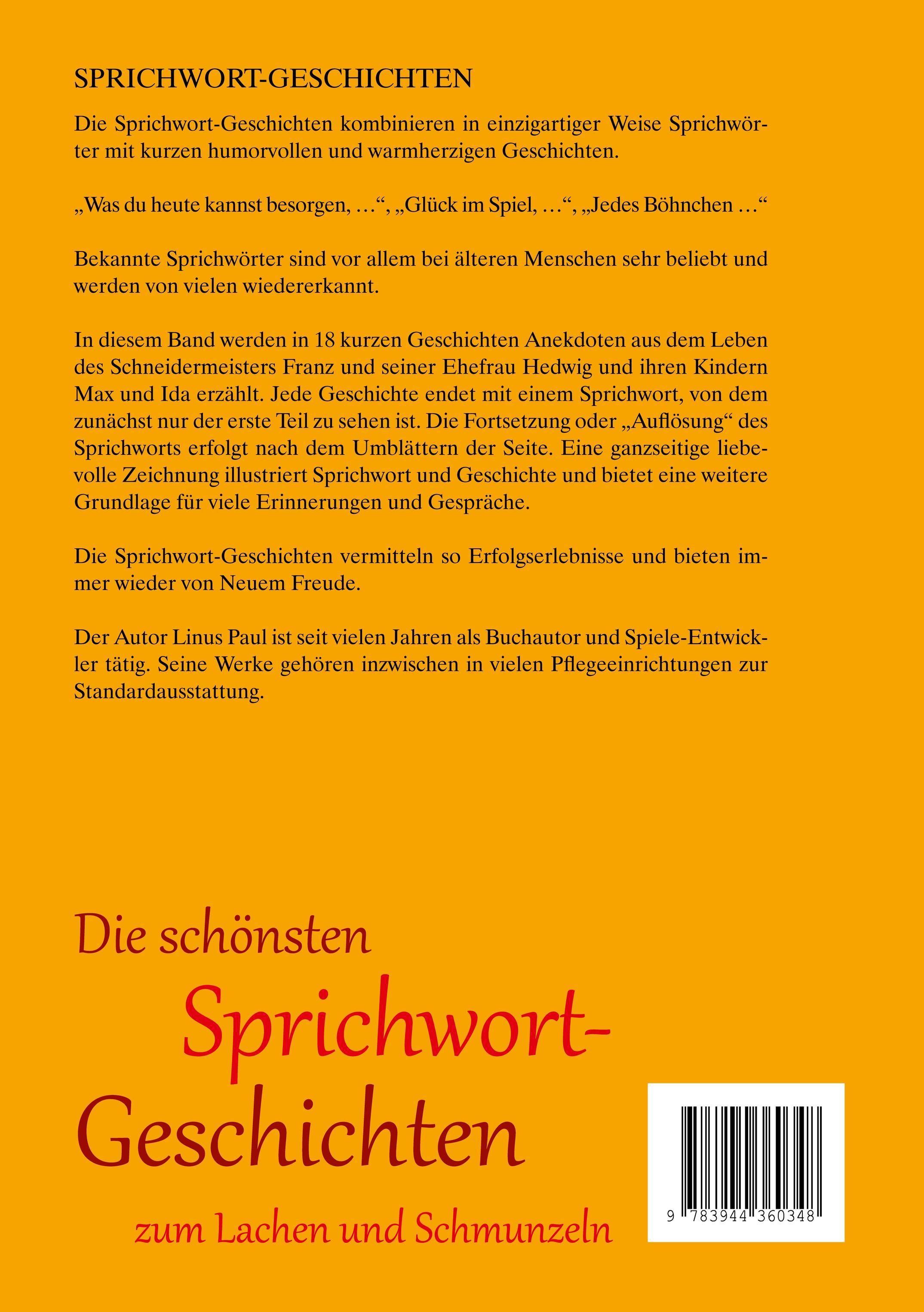 Beispielinhalt (Bild) Die schönsten Sprichwort-Geschichten zum Lachen und Schmunzeln