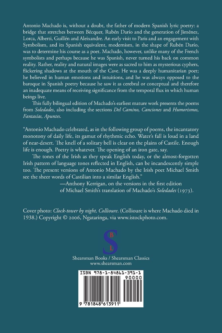 Rückseitencover Solitudes and Other Early Poems