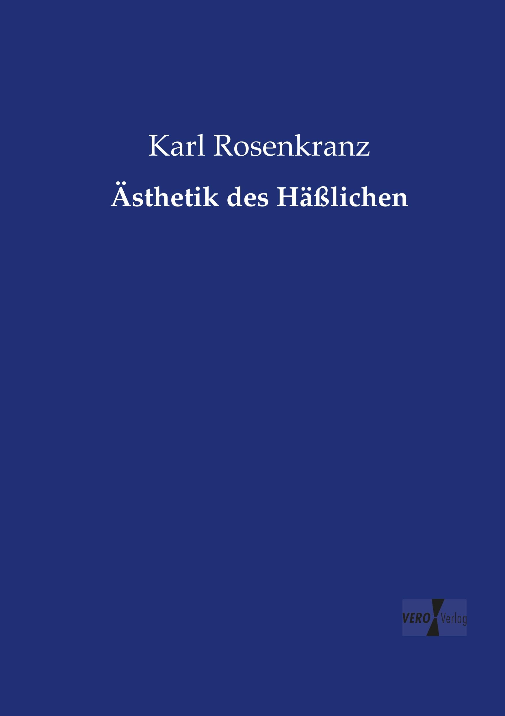 Vorderes Coverbild Ästhetik des Häßlichen