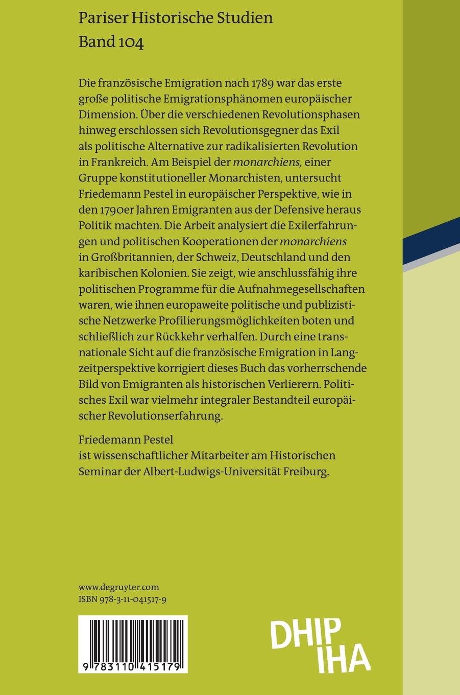 Rückseitencover Kosmopoliten wider Willen