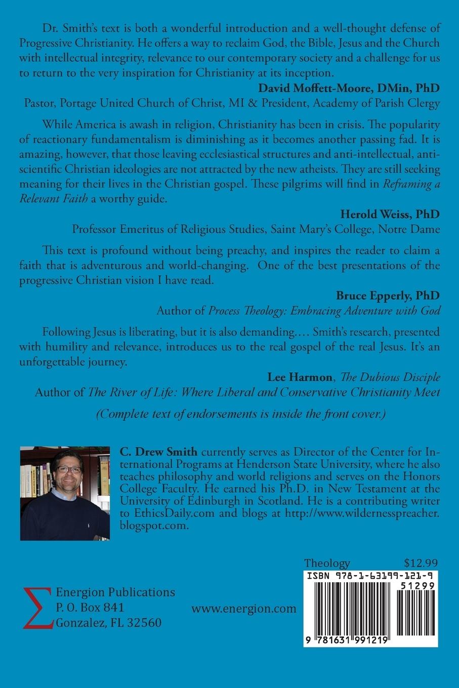 Rückseitencover Reframing a Relevant Faith