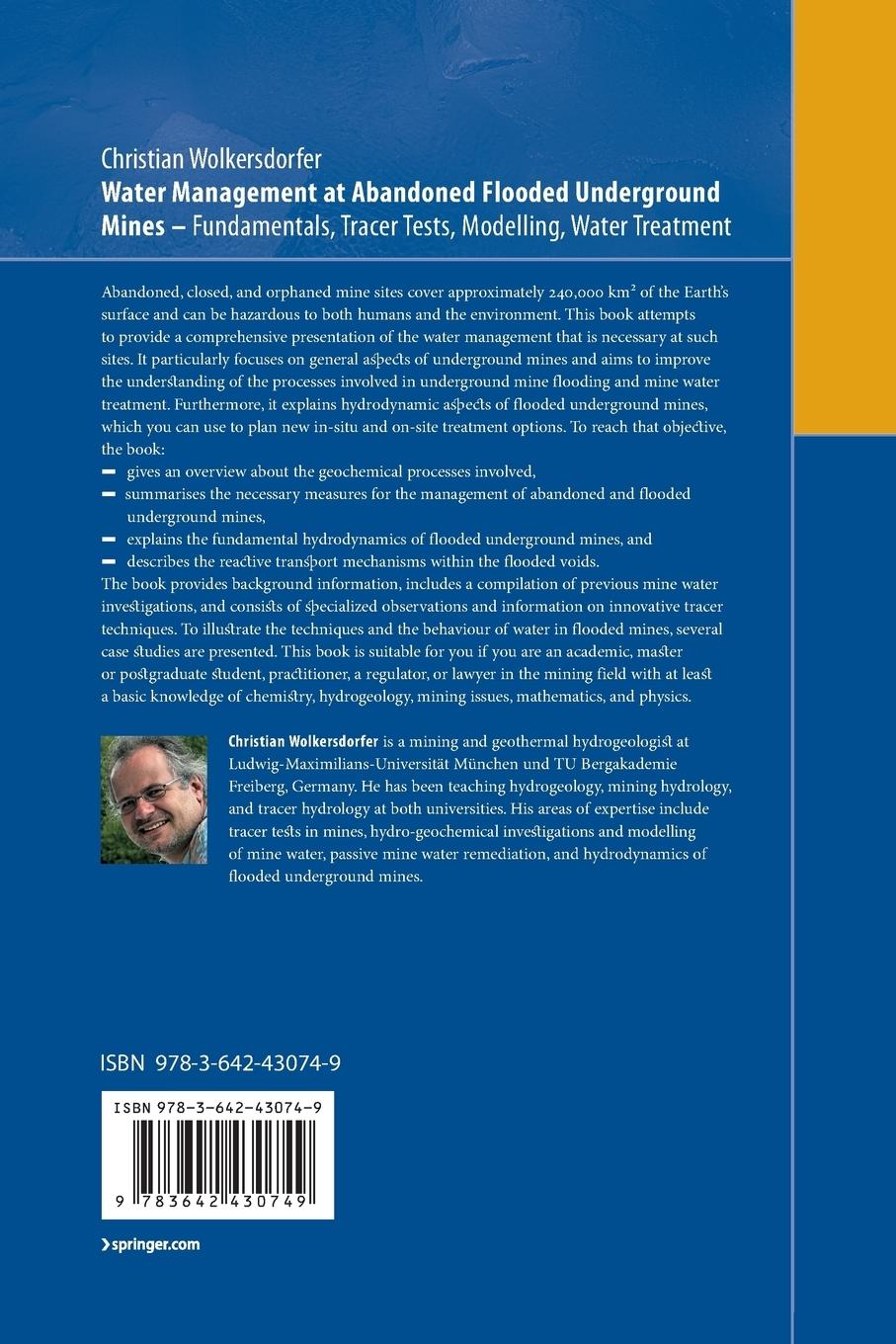 Rückseitencover Water Management at Abandoned Flooded Underground Mines