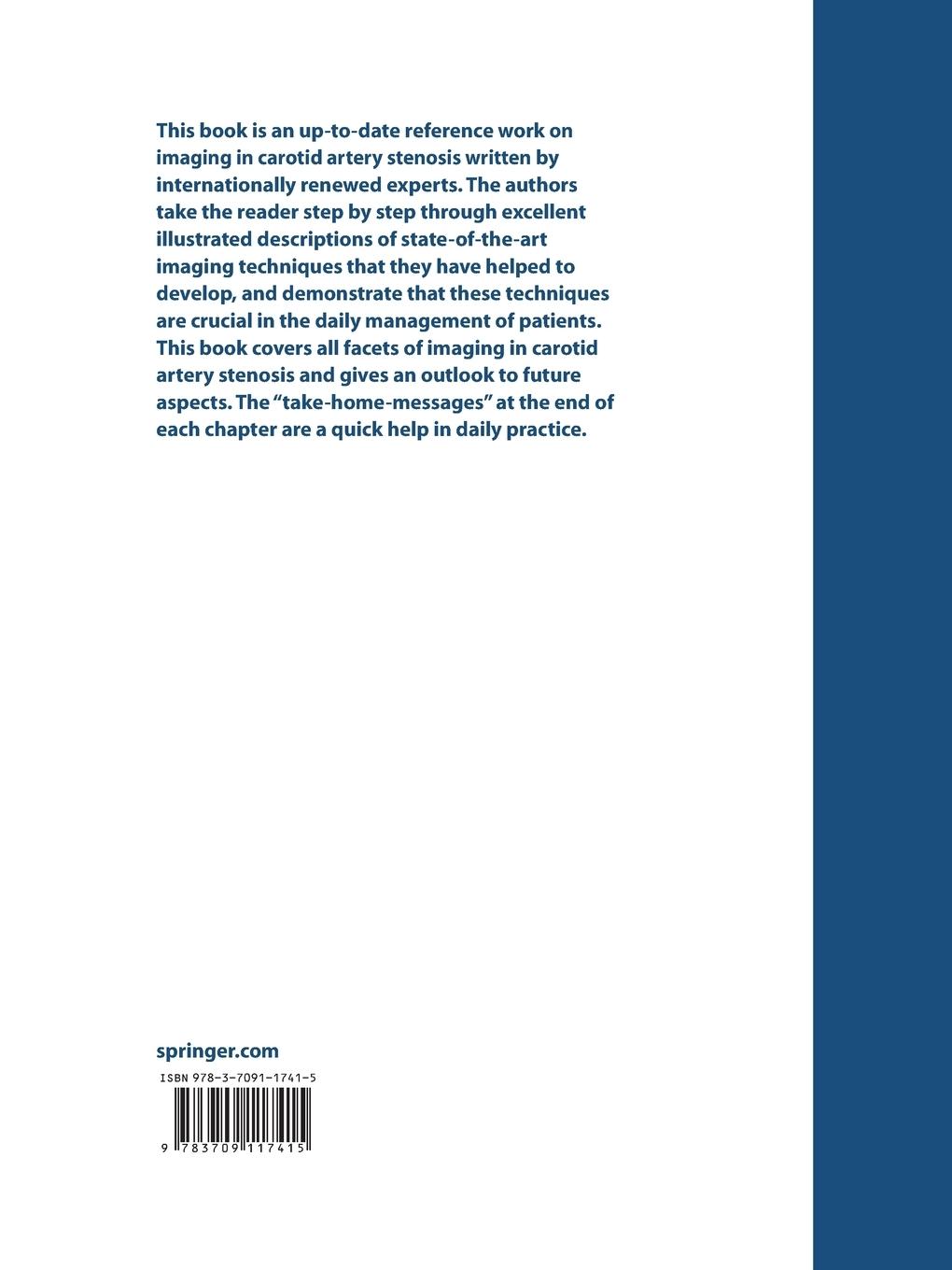Rückseitencover Imaging of Carotid Artery Stenosis