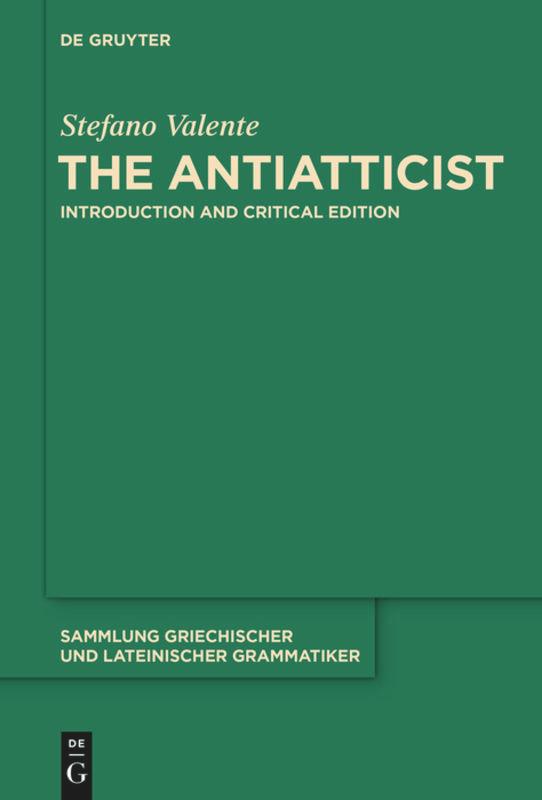 Vorderes Coverbild The Antiatticist