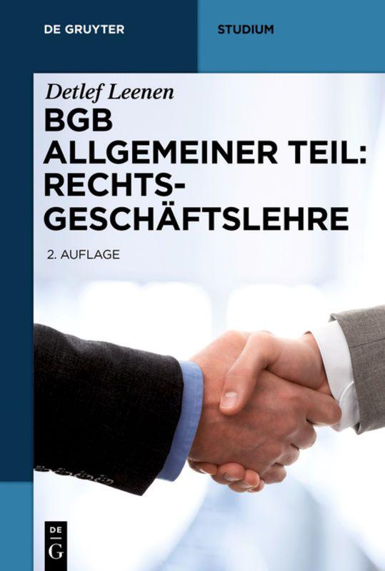 Vorderes Coverbild BGB Allgemeiner Teil: Rechtsgeschäftslehre