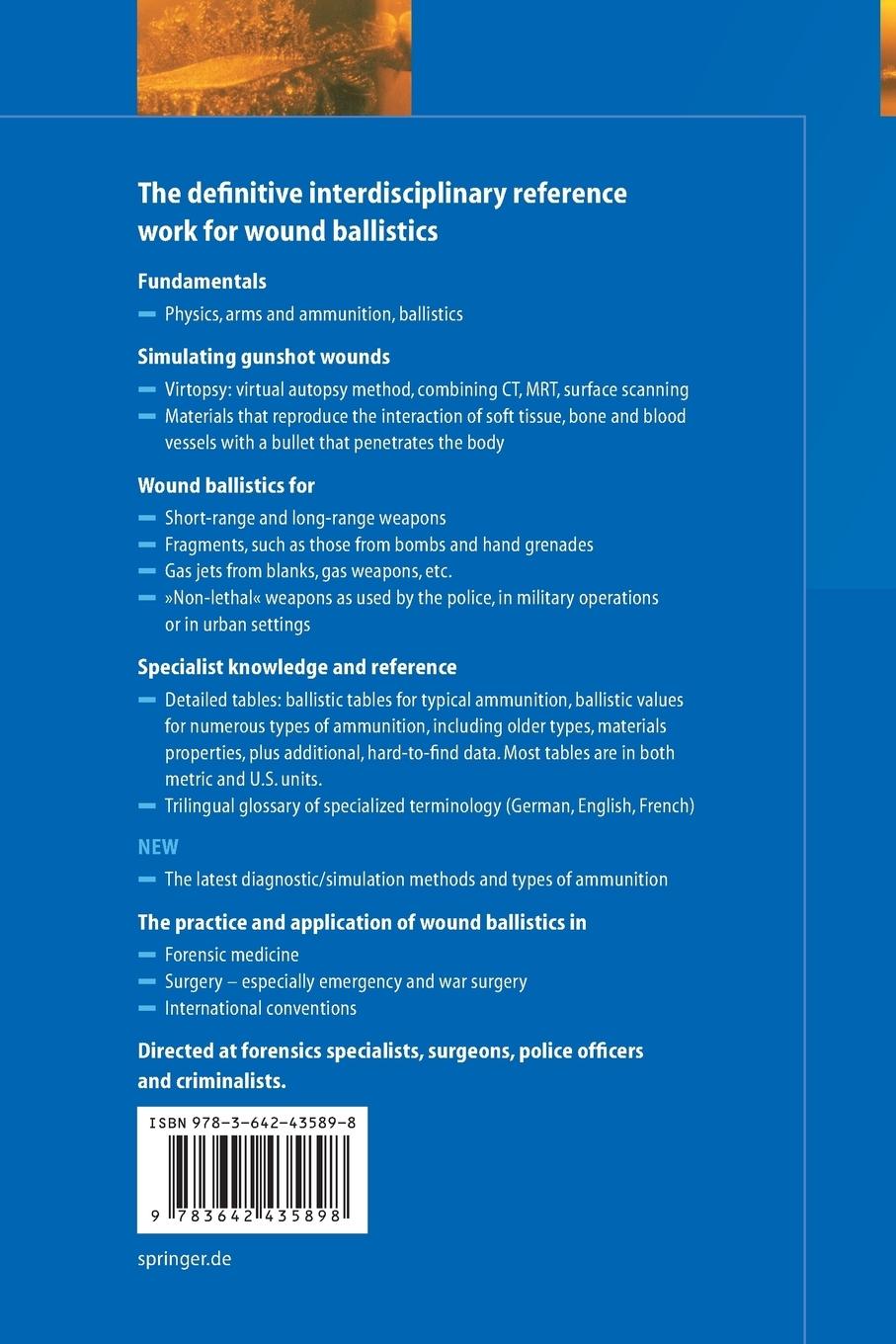 Rückseitencover Wound Ballistics
