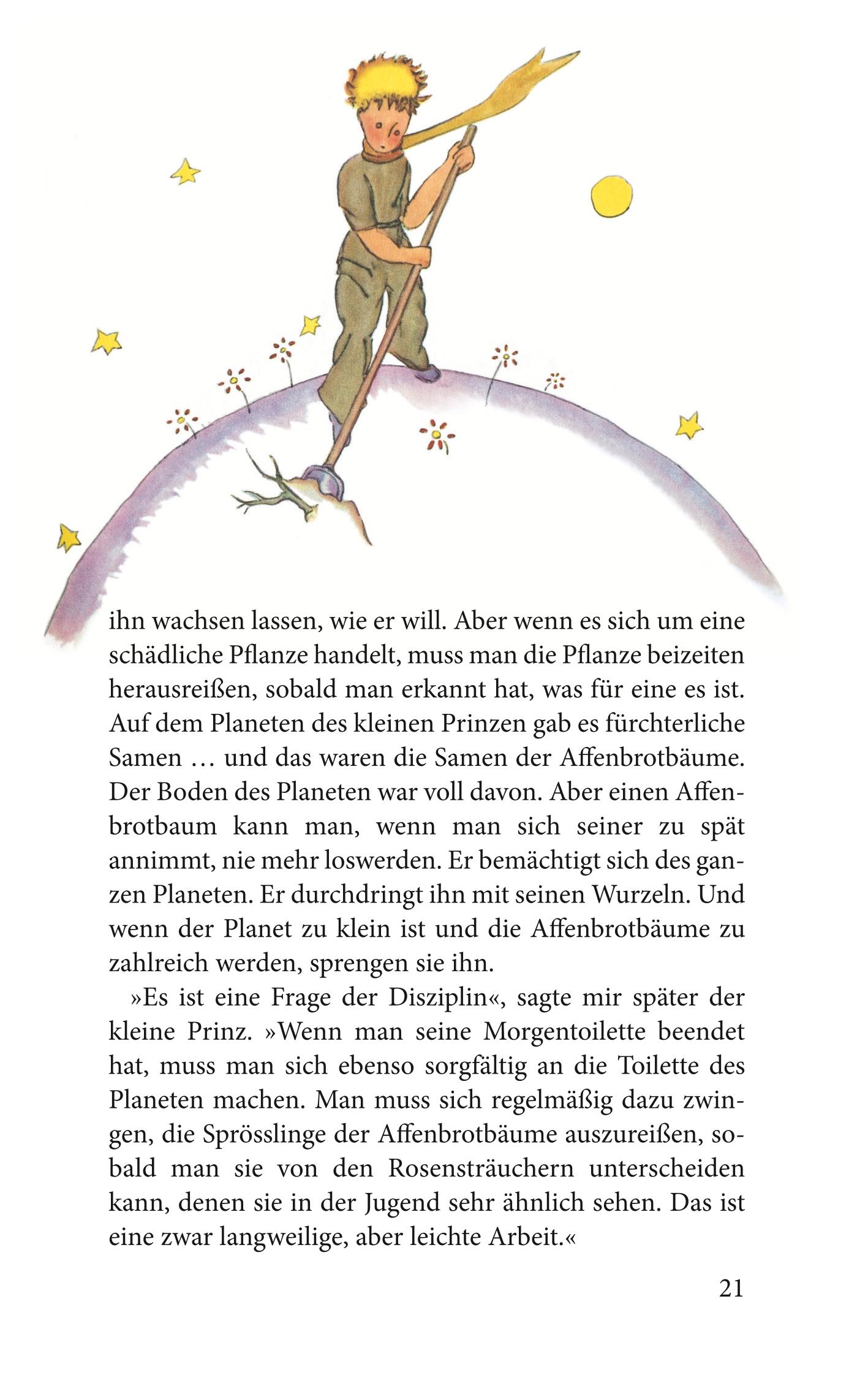 Beispielinhalt (Bild) Der Kleine Prinz · Le Petit Prince