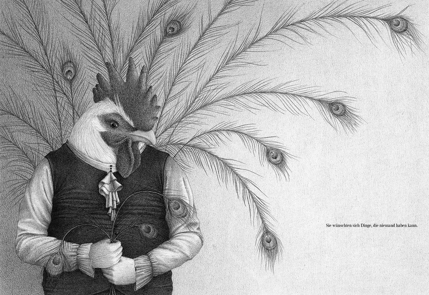 Beispielinhalt (Bild) Als die Vögel vergaßen, Vögel zu sein