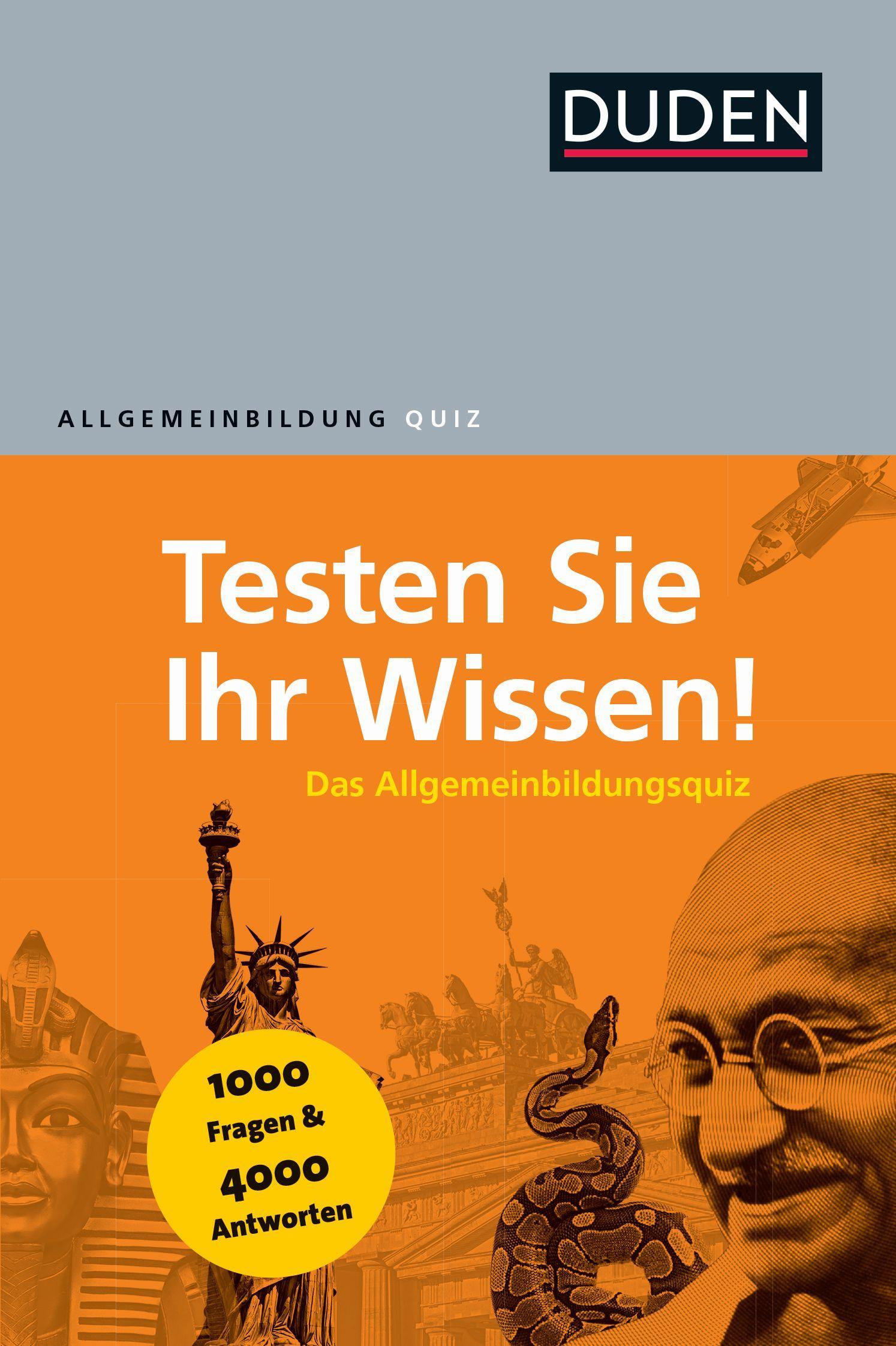 Vorderes Coverbild Duden Allgemeinbildung - Testen Sie Ihr Wissen!