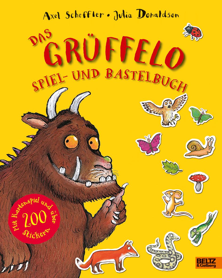 Vorderes Coverbild Der Grüffelo. Das Grüffelo Spiel- und Bastelbuch