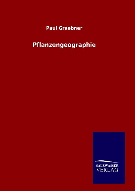 Vorderes Coverbild Pflanzengeographie