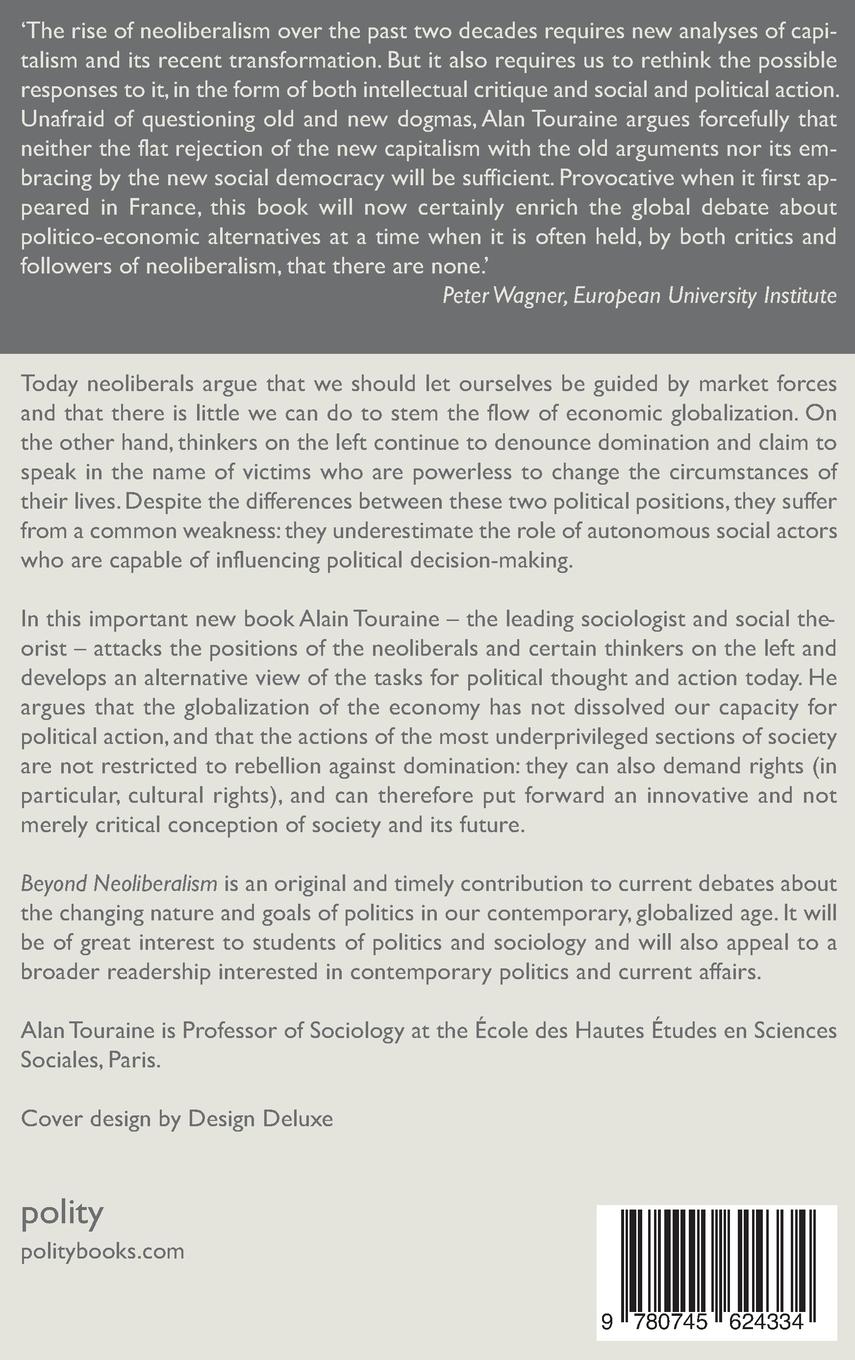 Rückseitencover Beyond Neoliberalism