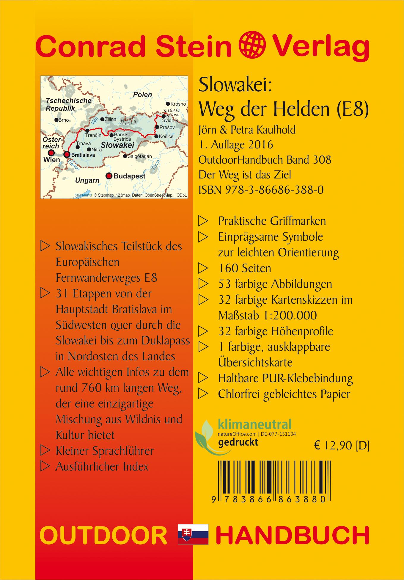 Rückseitencover Slowakei: Weg der Helden