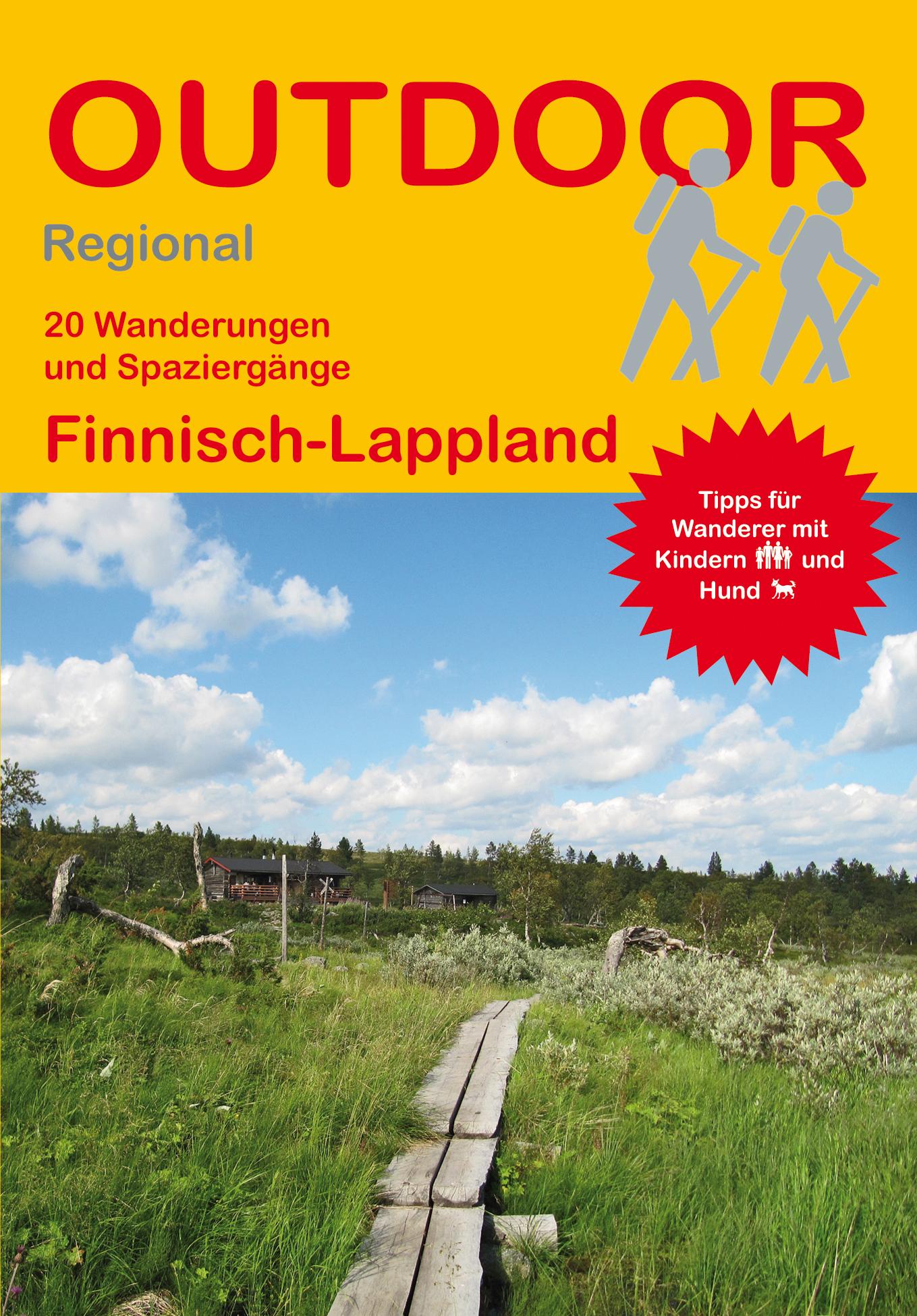 Vorderes Coverbild 20 Wanderungen und Spaziergänge Finnisch-Lappland