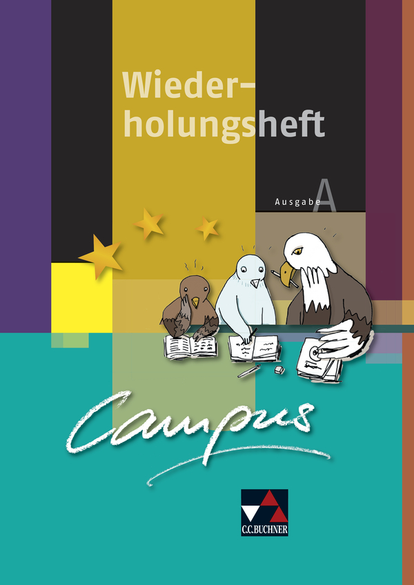Vorderes Coverbild Campus A Palette. Wiederholungsheft 1. Zu den Lektionen Campus A 1-14