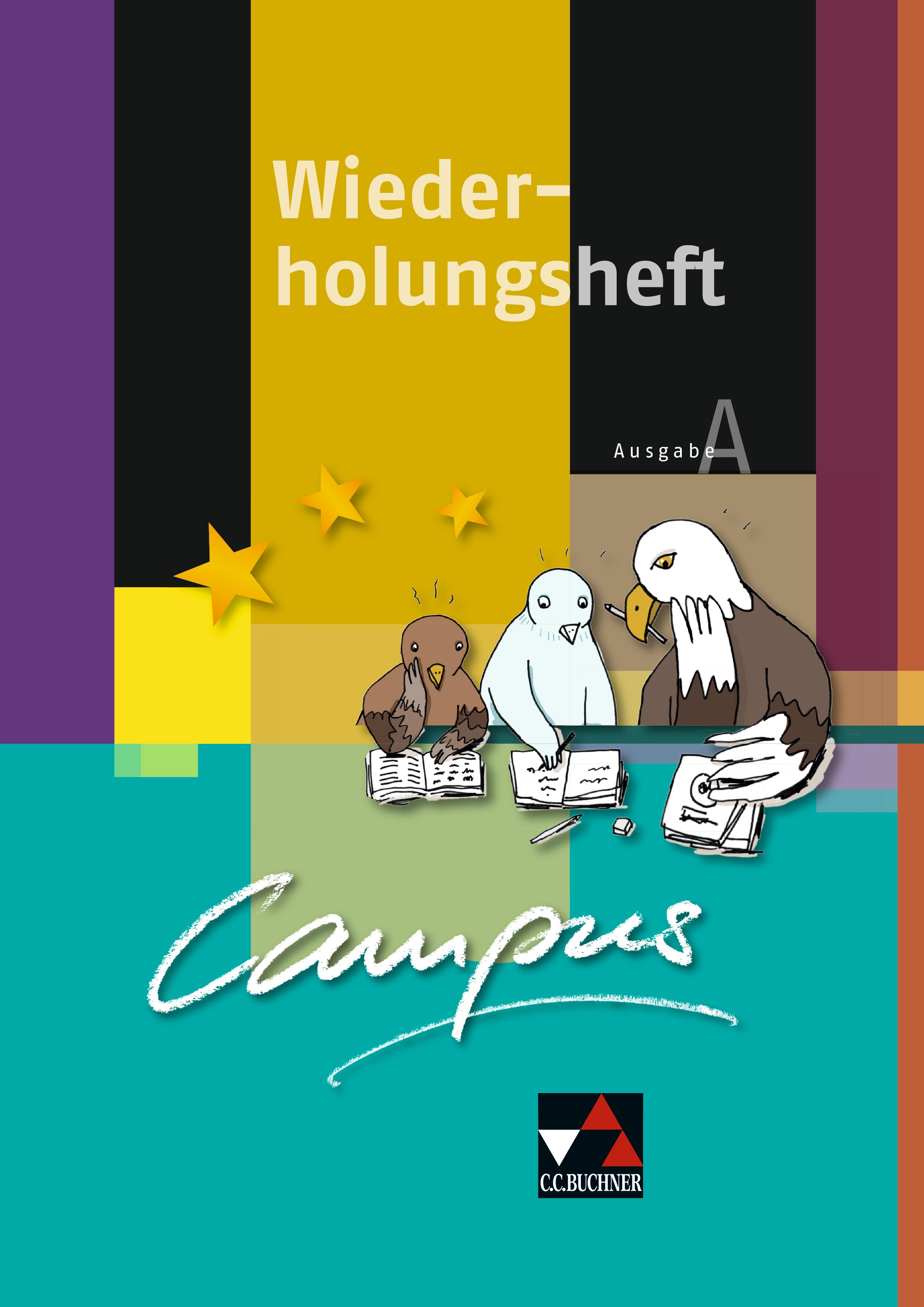 Vorderes Coverbild Campus A Palette. Wiederholungsheft 1. Zu den Lektionen Campus A 1-14
