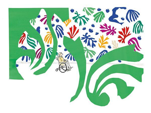 Beispielinhalt (Bild) Monsieur Matisse und seine fliegende Schere